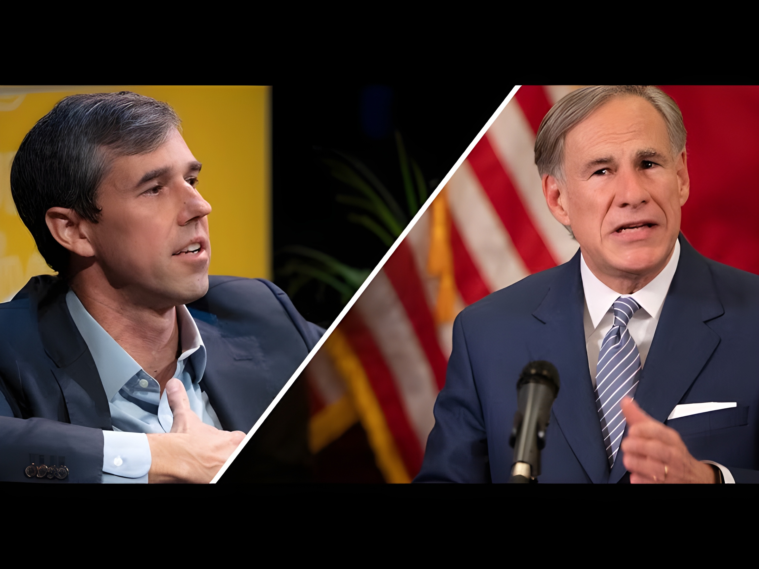 Beto y Abbott se engarzan en único debate por la gubernatura de Texas
