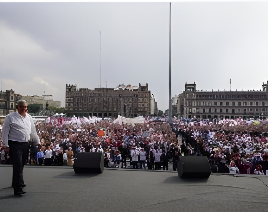 Mass Mobilization in Mexico City for President’s Fourth “State of the Union”