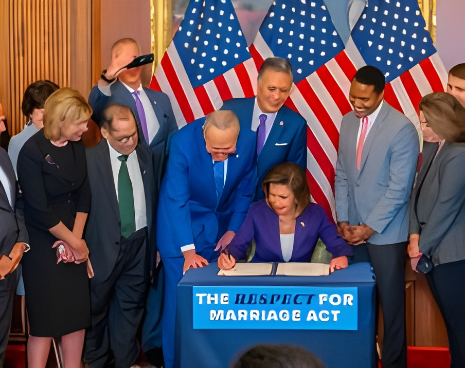 Marriage Equality Bill on Biden’s Desk.  Also, High-Stakes Elections Case.