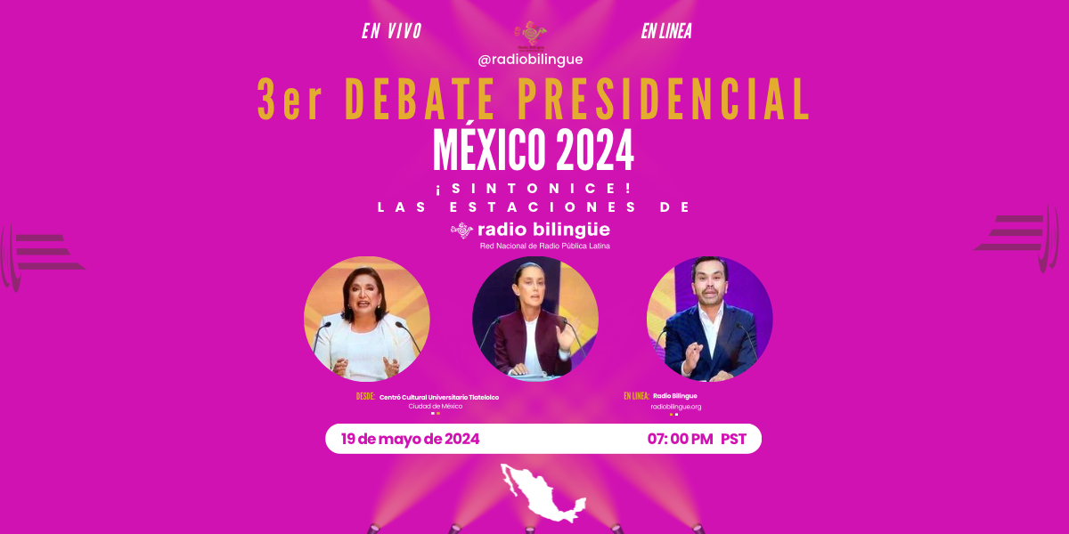 México 2024: Tercer Debate Presidencial en Vivo